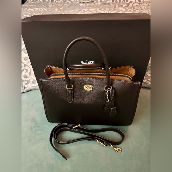 Coach Legacy Large Pebbled Leather Carryall Bag - Picture 2 of 11